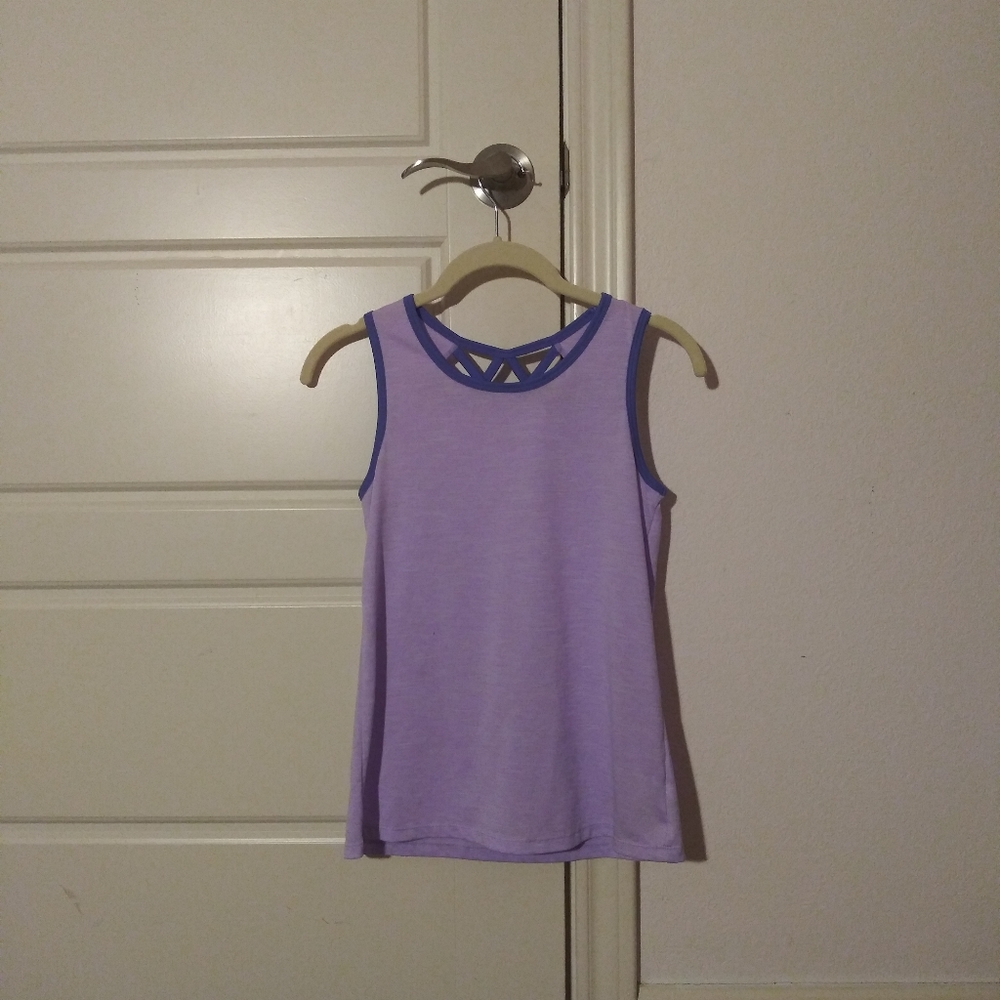 champion lavender athletic tank top